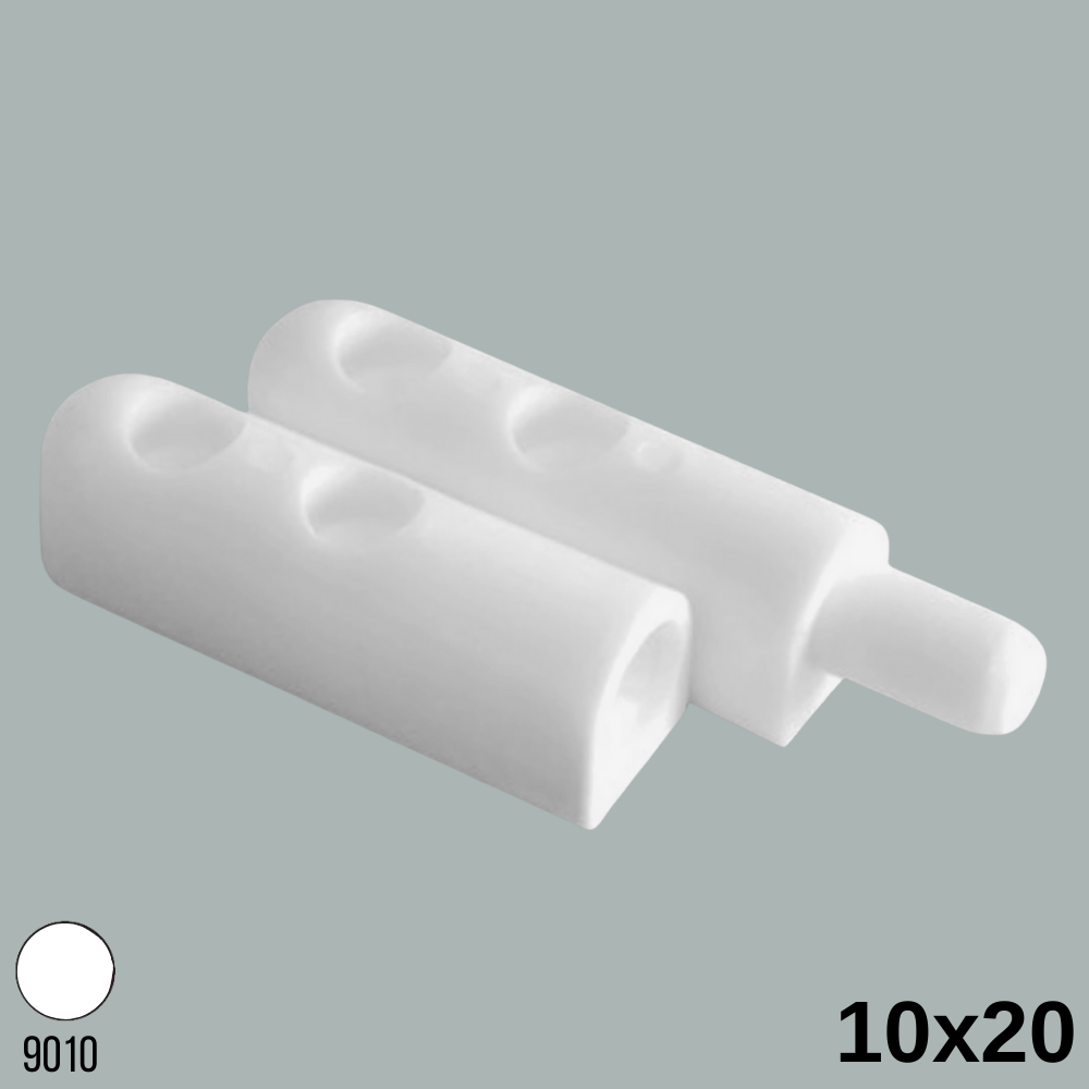 Sineklik Menteşe Pencere 10*20 Beyaz 100 Ad.