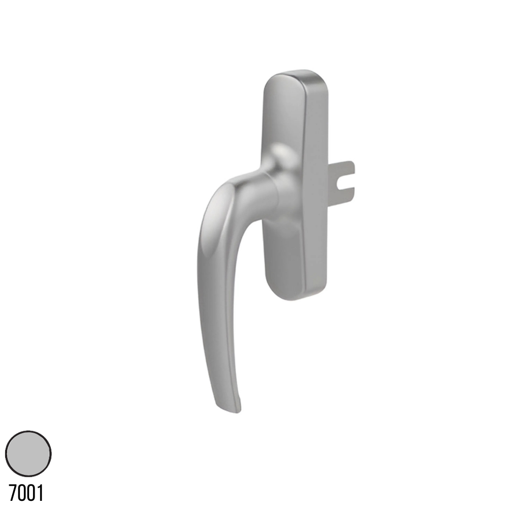 Smyrna Eksenel Alüminyum  Pencere Kolu Tek/Çift Dil Eloksal