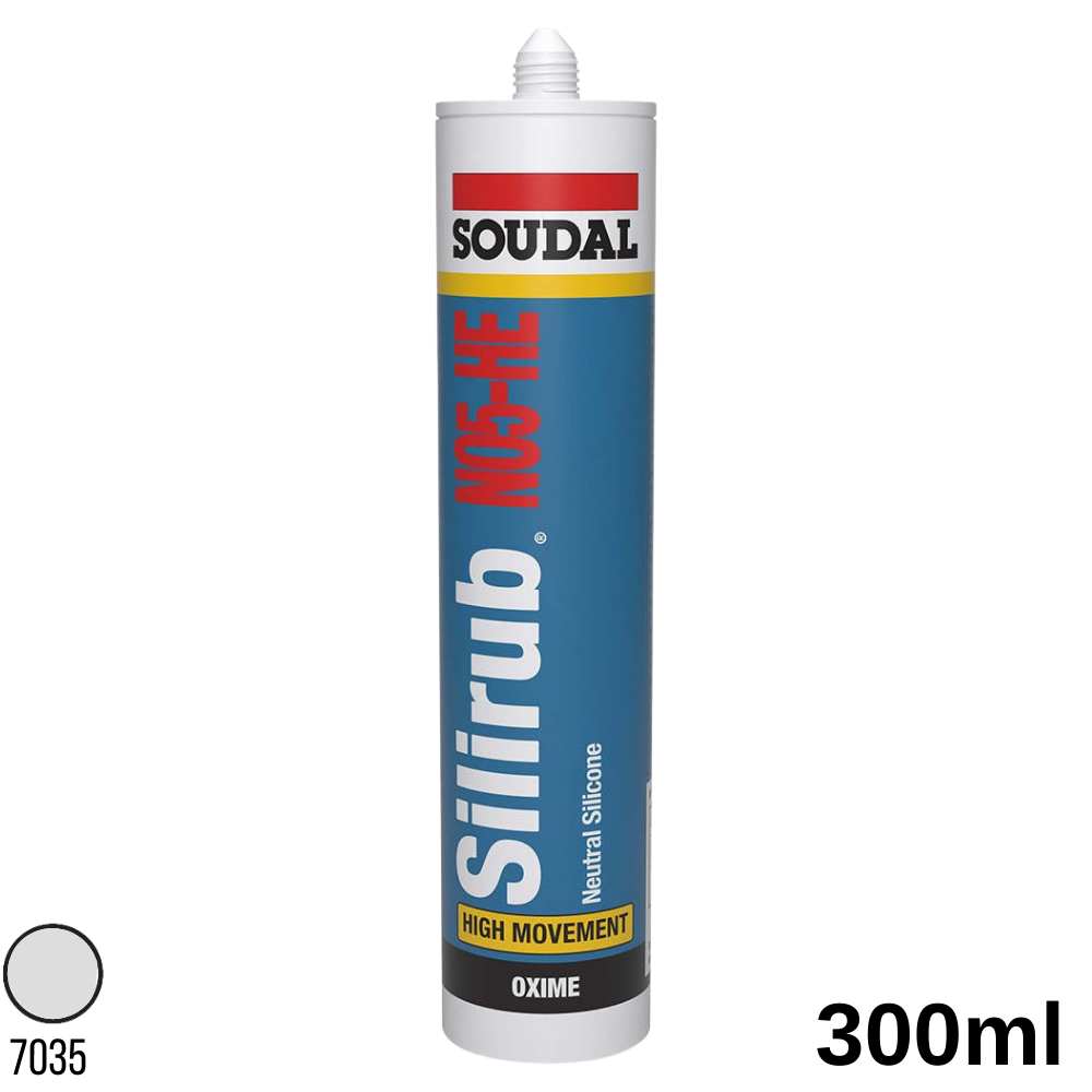 Soudal Cephe Silikonu Alüminyum Gri 300Ml  130844