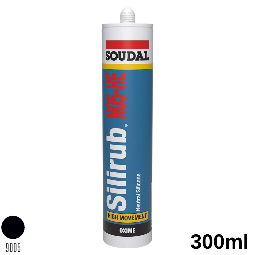 Soudal Cephe Silikonu Siyah 300Ml  124135