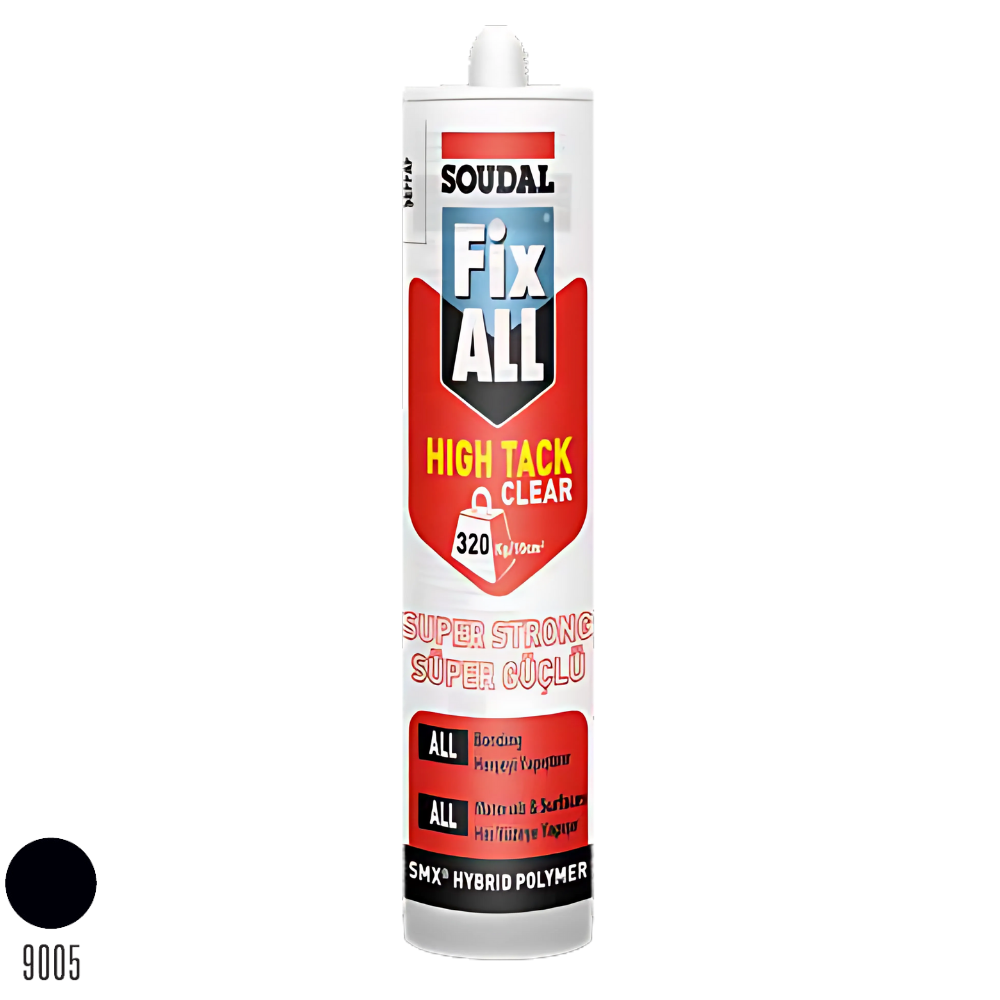 Soudal Fix All High Tack  Siyah 290 Ml 100272
