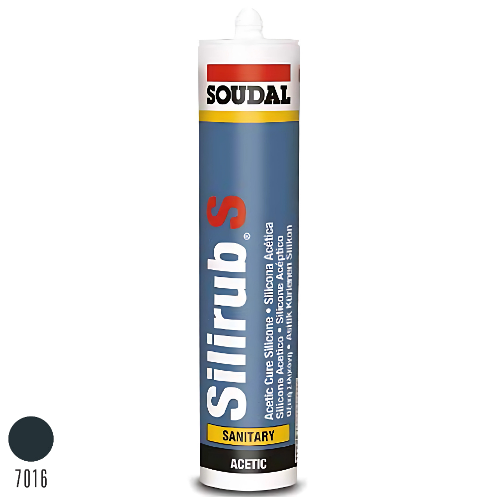 Soudal Silirub S Antrasit Gri 280 Ml 404030