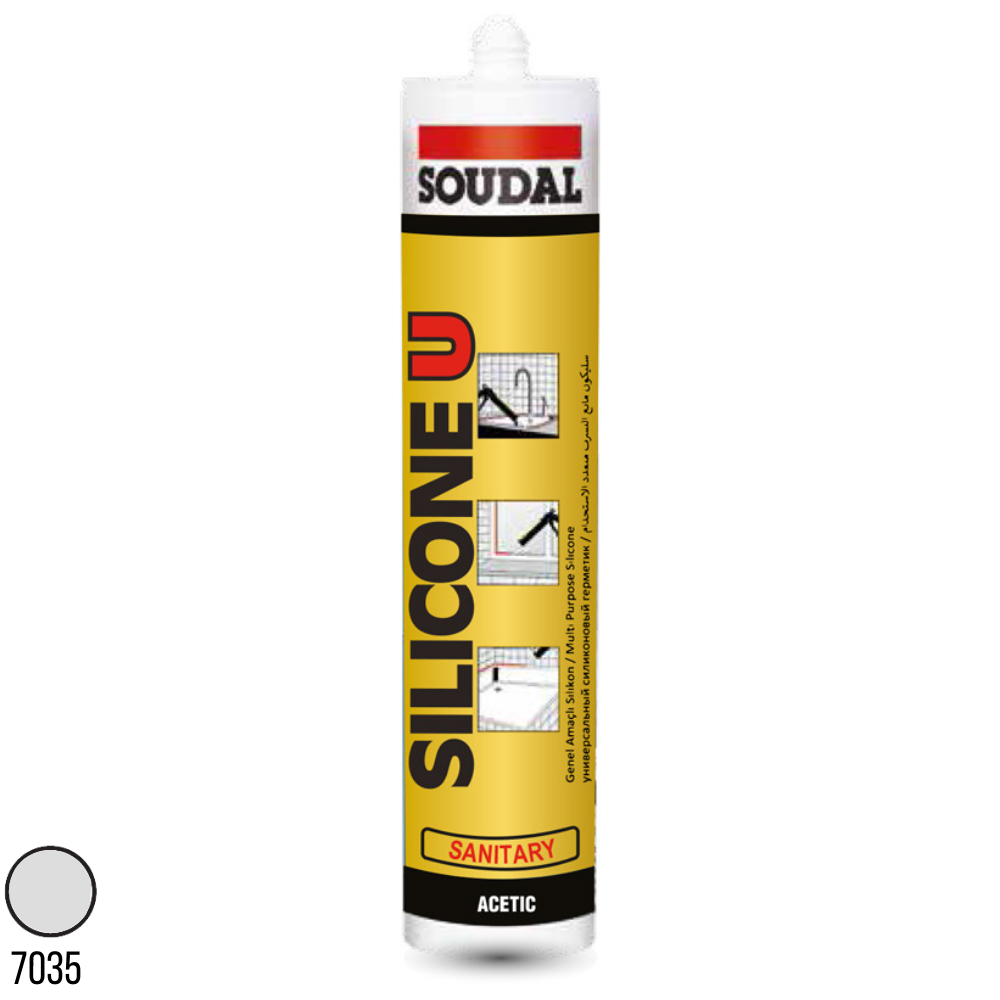 Soudal Silicone U  Gri 280 Gr 405024