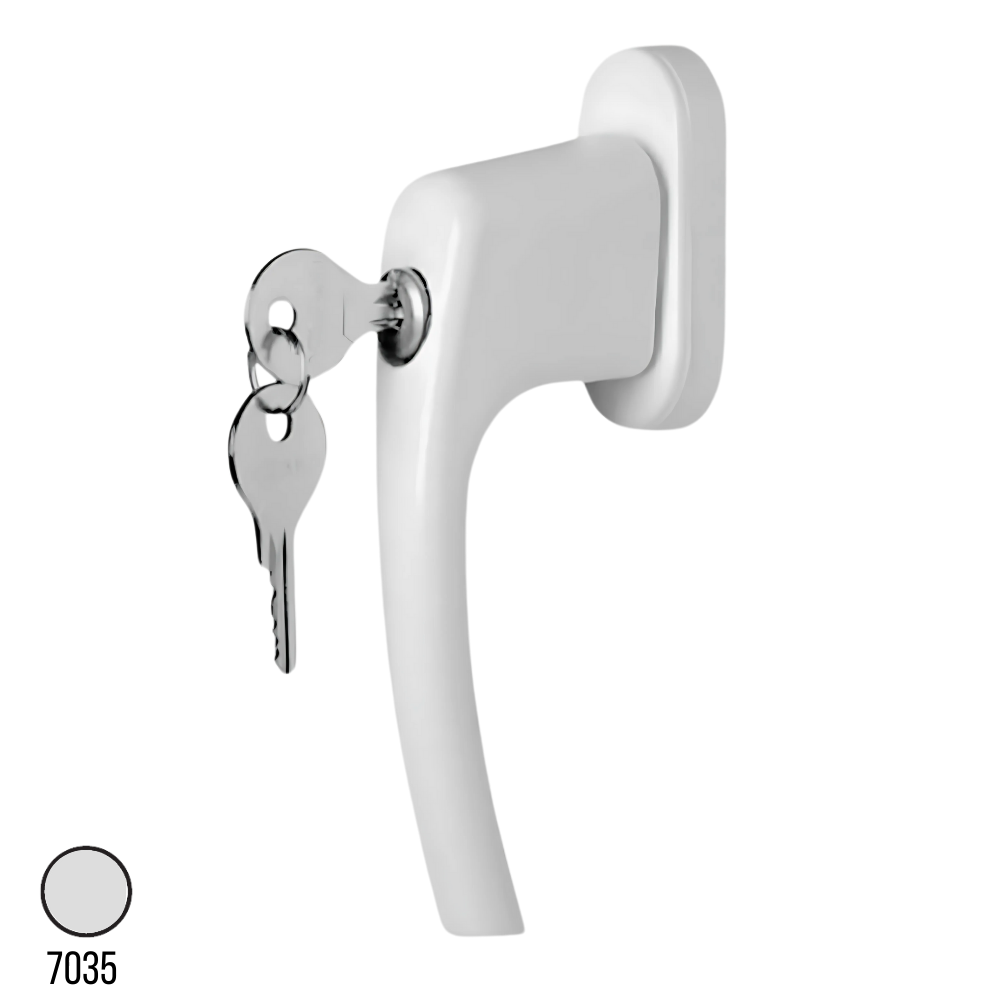 Std. Kilitli Pencere Kolu Tekli Güm.Gri