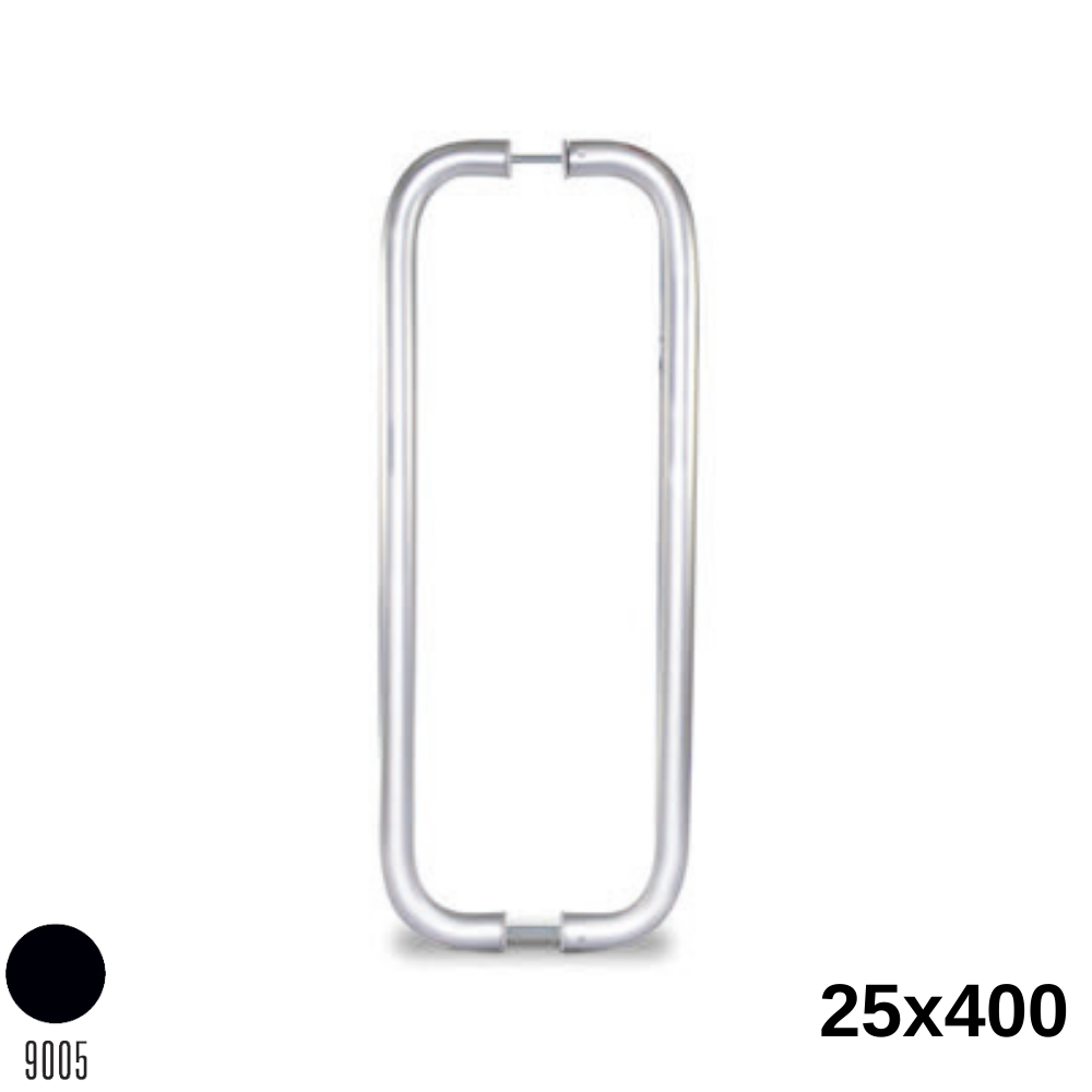 U Çekme Kol 25X400 Mm Siyah