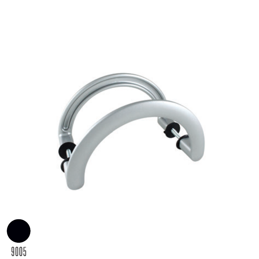 Yarım Ay Döküm Kol Siyah