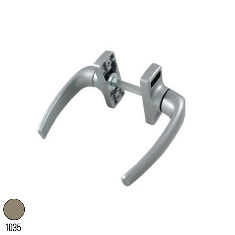 Yaylı Kapı Kolu Klasik Bronz