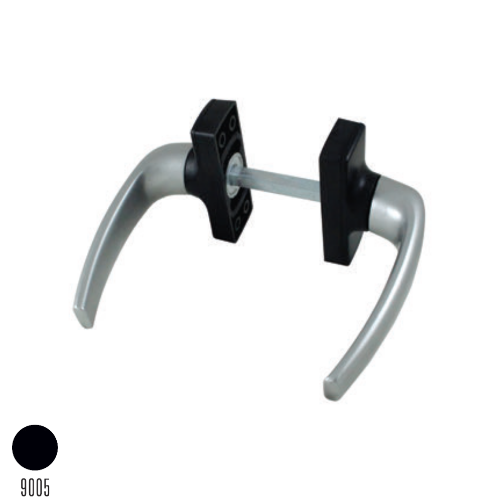 Yaylı Kapı Kolu Olimpos Siyah