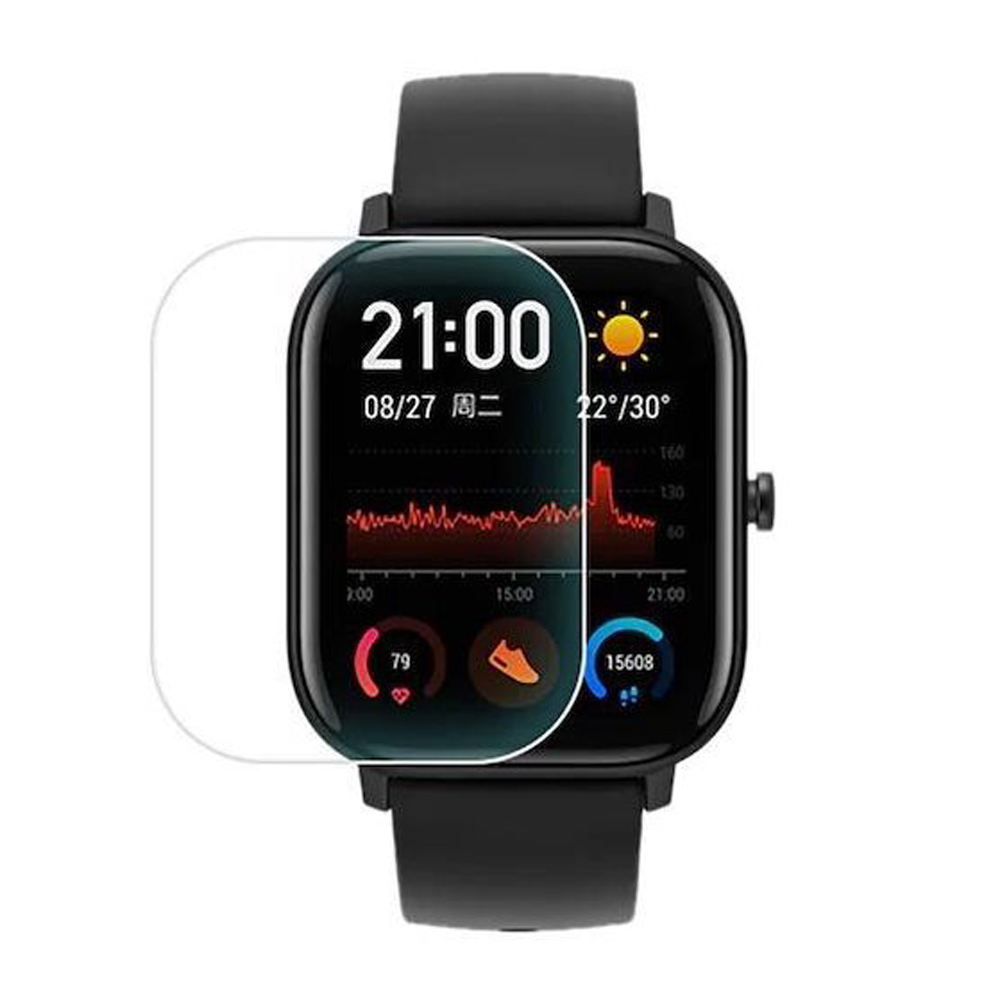 Amazfit A1808 Ön Darbe Emici Ekran Koruyucu Nano Cam (4 Adet)