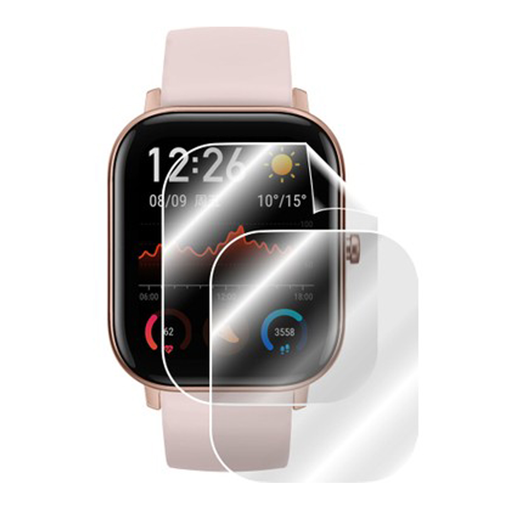 Amazfit GTS2 Ön Darbe Emici Ekran Koruyucu Nano Cam (4 Adet)