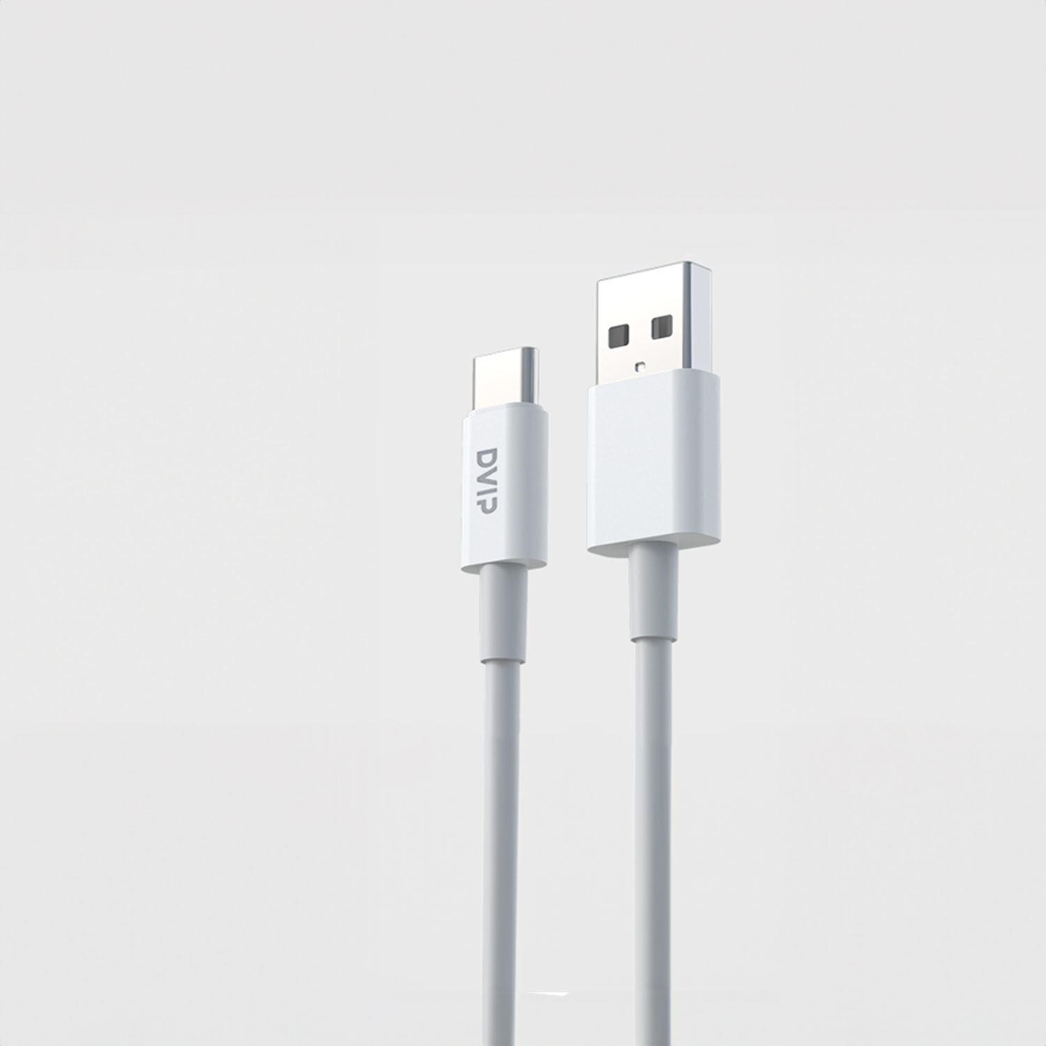 DVIP L34 6A 120W Fast Charging UsbA to Type-C Data ve Hızlı Şarj Kablosu 1M Beyaz