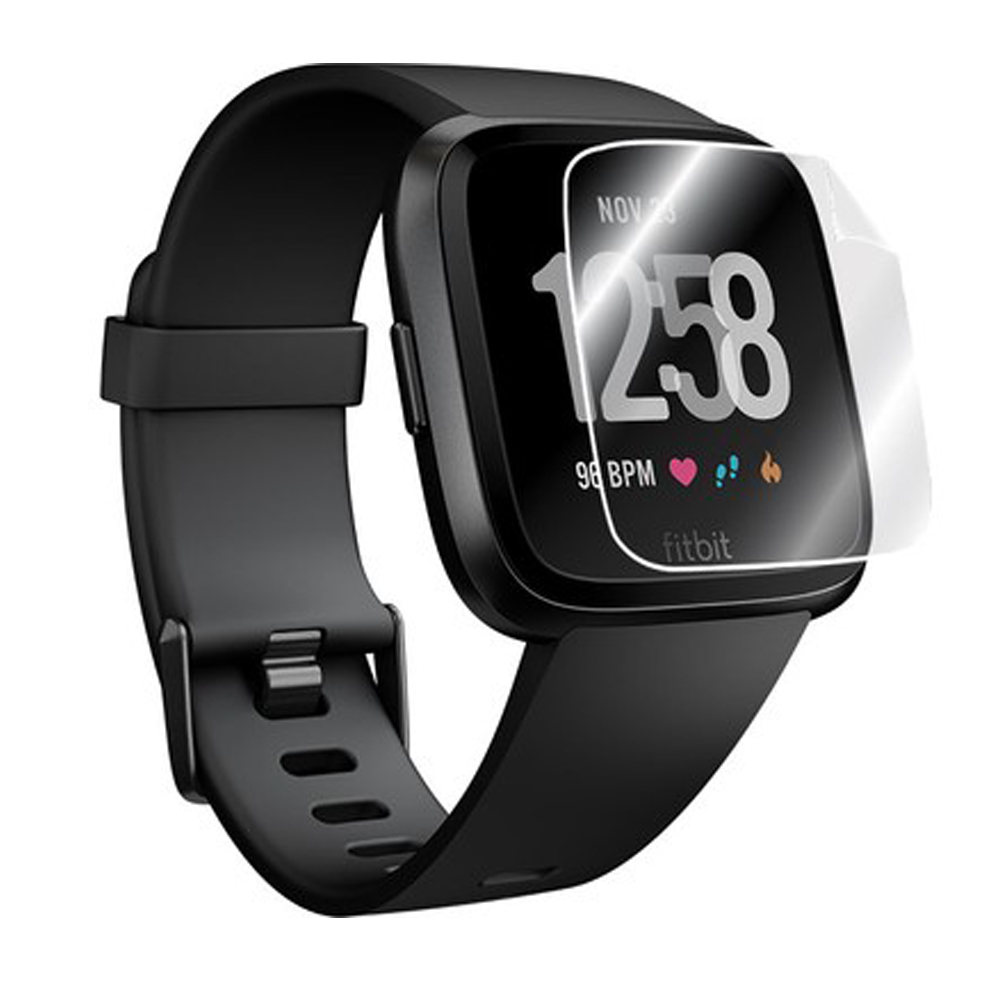 Fitbit Versa 2 Ön Darbe Emici Ekran Koruyucu Nano Cam (4 Adet)