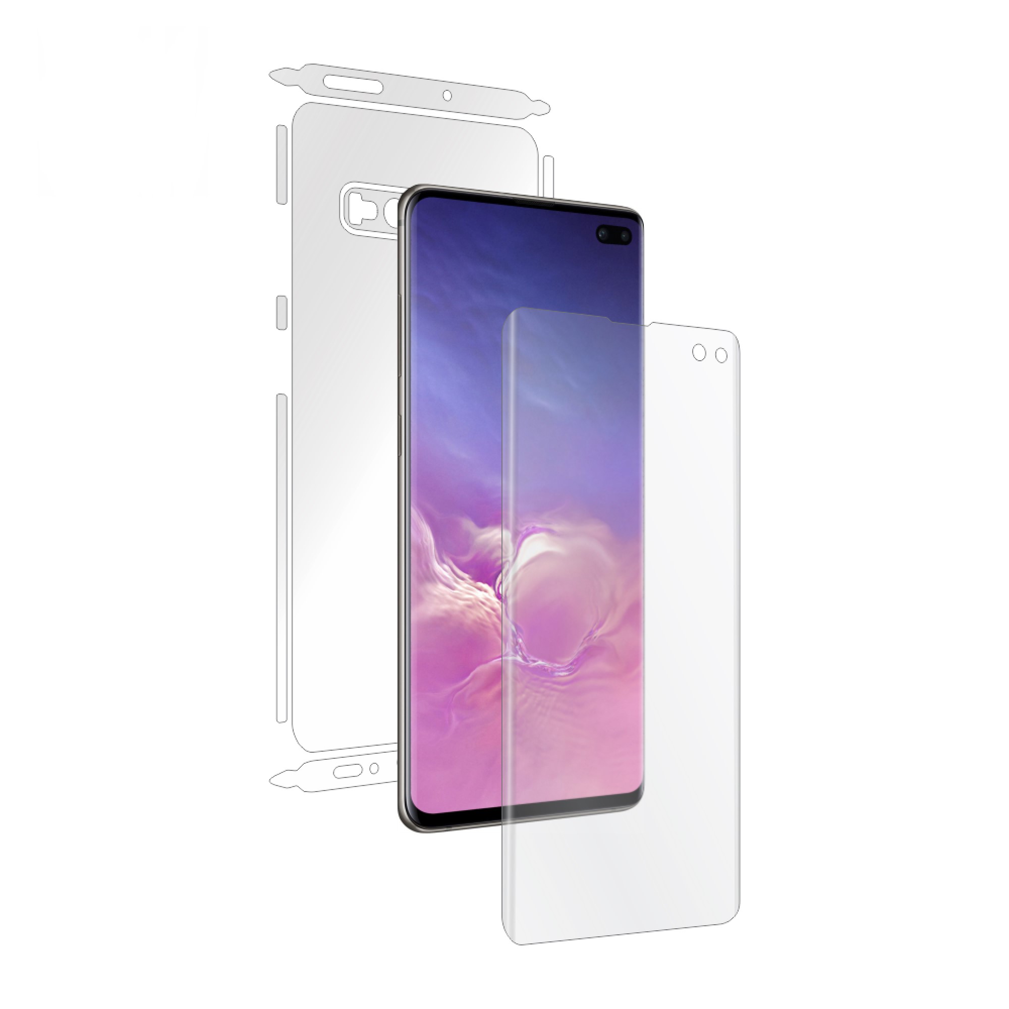 İnfinix Hot 30i ile Uyumlu Ön-Arka 360 Fullbody Darbe Emici Kaplama ve Hd Ekran Koruyucu