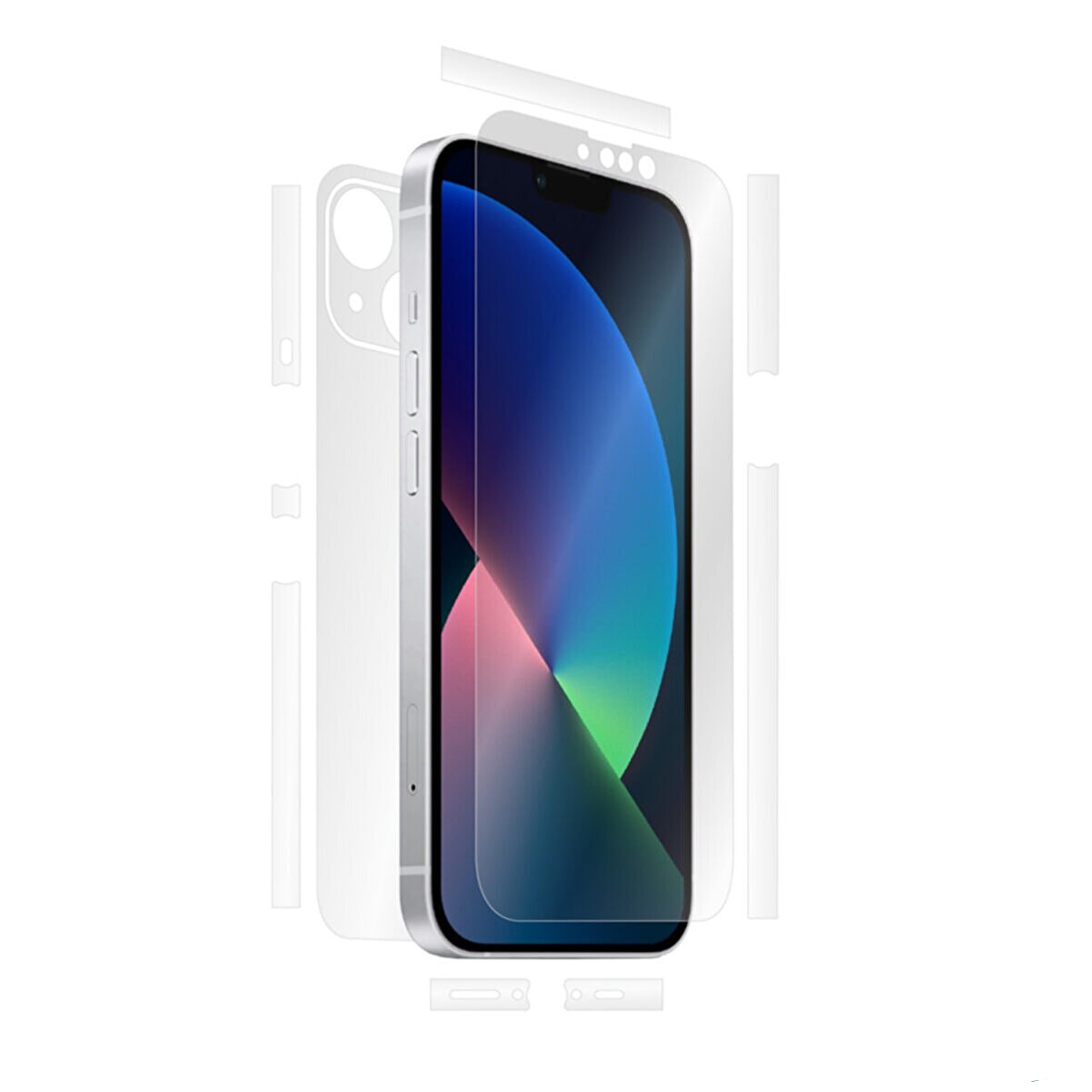 İphone 16 İle Uyumlu Ön-Arka 360 Fullbody Darbe Emici Kaplama ve Hd Ekran Koruyucu