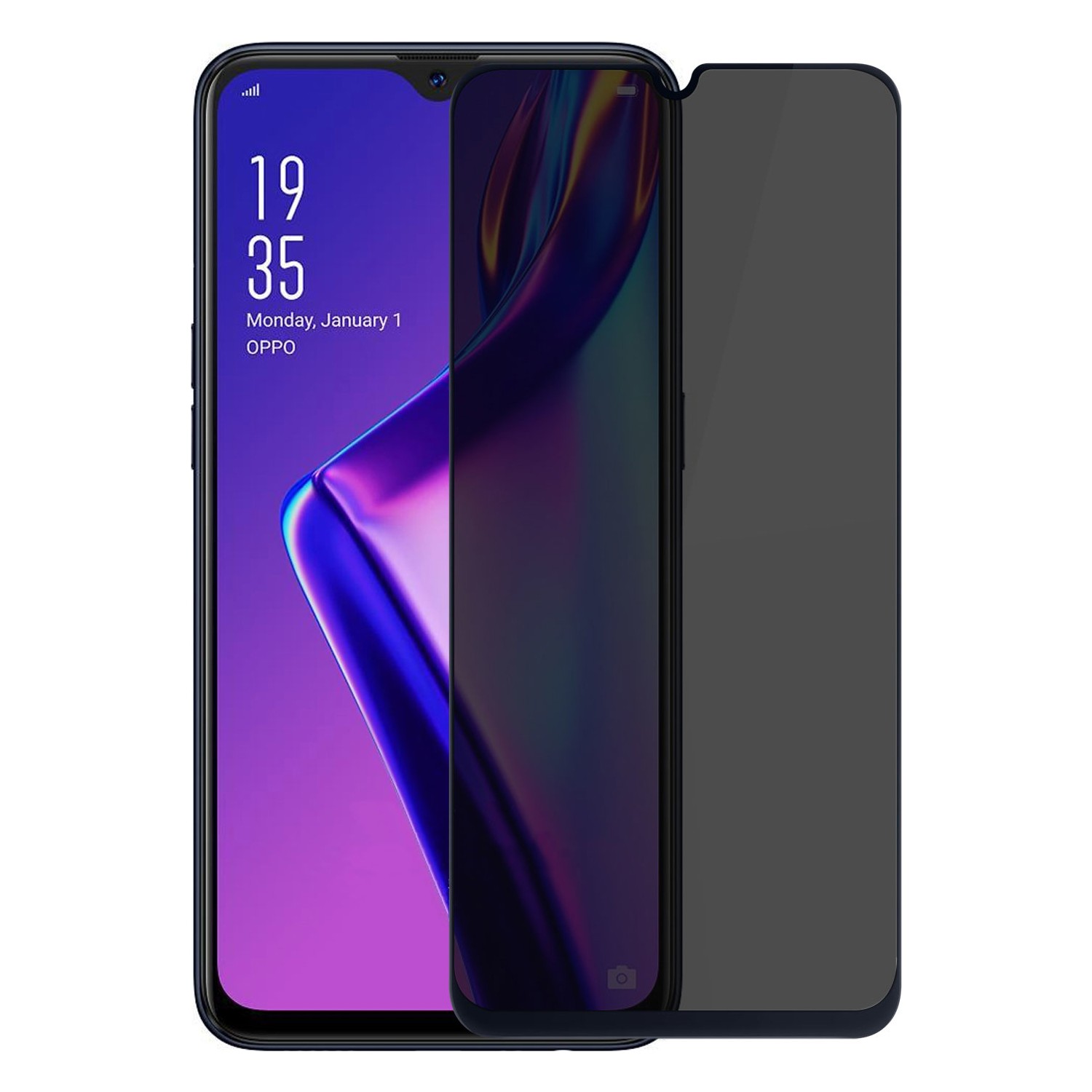 Oppo Reno 3 Ön Hayalet Darbe Emici HD Ekran Koruyucu Kaplama