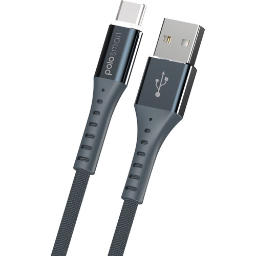 Polosmart PSM26 Type-C 2.4A Led Aydınlatmalı Hızlı Şarj ve Data Kablosu 