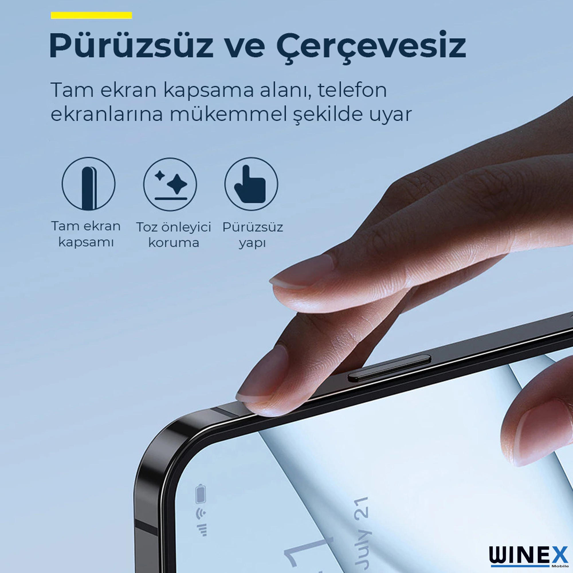 Redmi Note 11 Ön Darbe Emici HD Ekran Koruyucu Kaplama