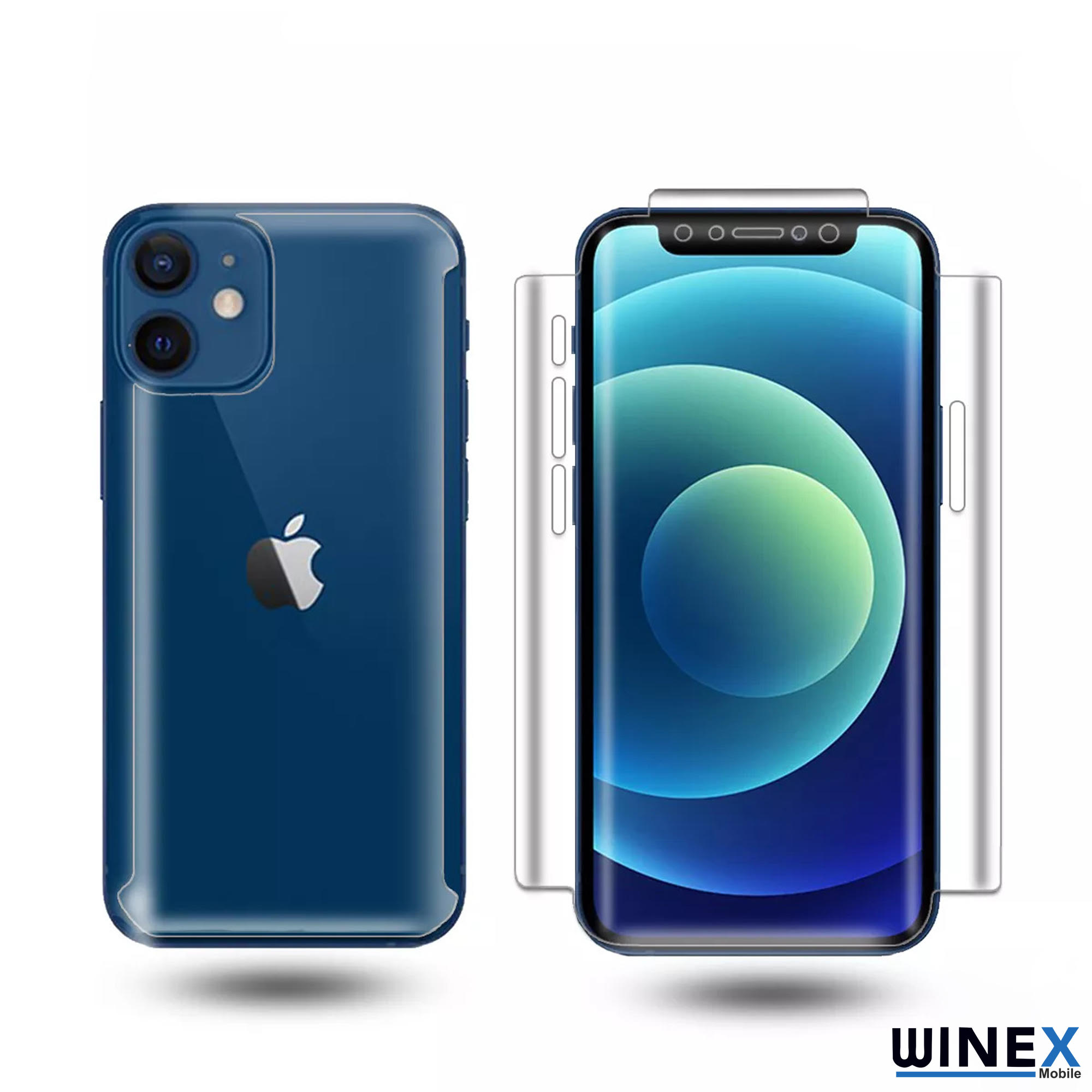 Redmi Note 9T Ön-Arka Darbe Emici HD Ekran Koruyucu Kaplama