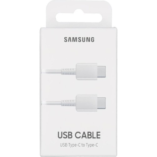 Samsung EP-DA705 Type-C To Type-C 25W Data ve Şarj Kablo Beyaz Samsung Türkiye Garantili