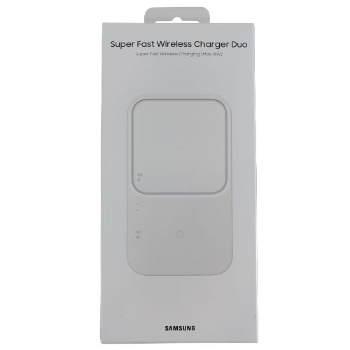 Samsung EP-P5400T Kablosuz Hızlı Şarj Cihazı İkili 15W Beyaz Samsung Türkiye Garantili