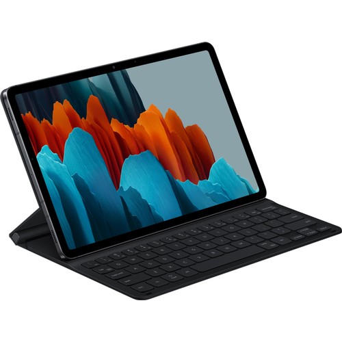 Samsung Galaxy Tab S7 / S8 Klavyeli Tablet Kılıfı Siyah Samsung Türkiye Garantili EF-DT630BBEGTR