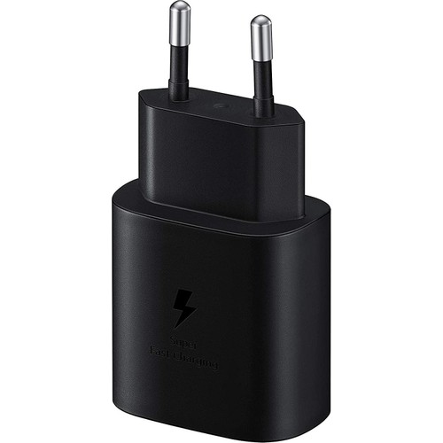 Samsung TA800X Fast Charging 25W Type-C Çıkışlı Kablolu Şarj Aleti Siyah (Samsung Türkiye Garantili)