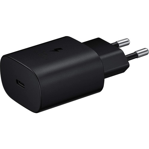 Samsung TA800X Fast Charging 25W Type-C Çıkışlı Kablolu Şarj Aleti Siyah (Samsung Türkiye Garantili)
