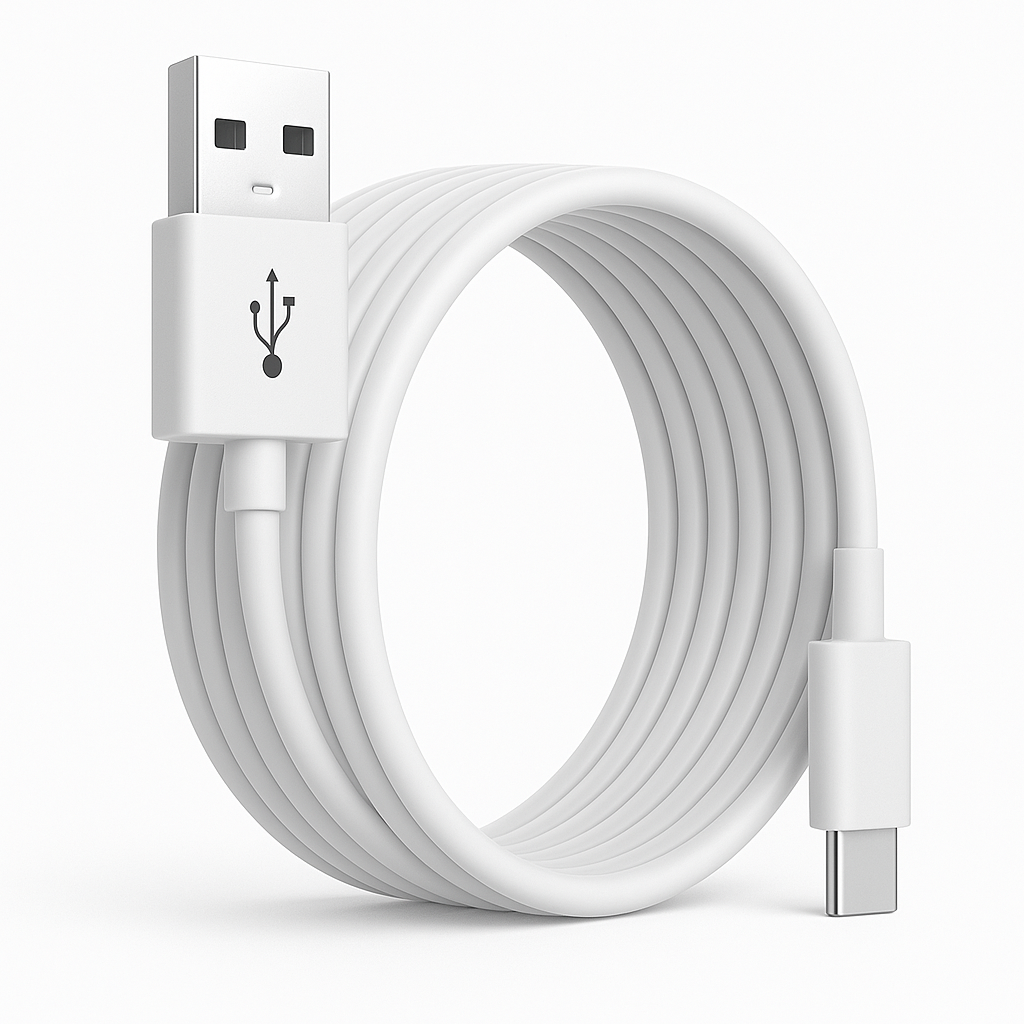ScHitec 3A 60W UsbA to Type-C Hızlı Data ve Şarj Kablosu 2 Metre Beyaz X73