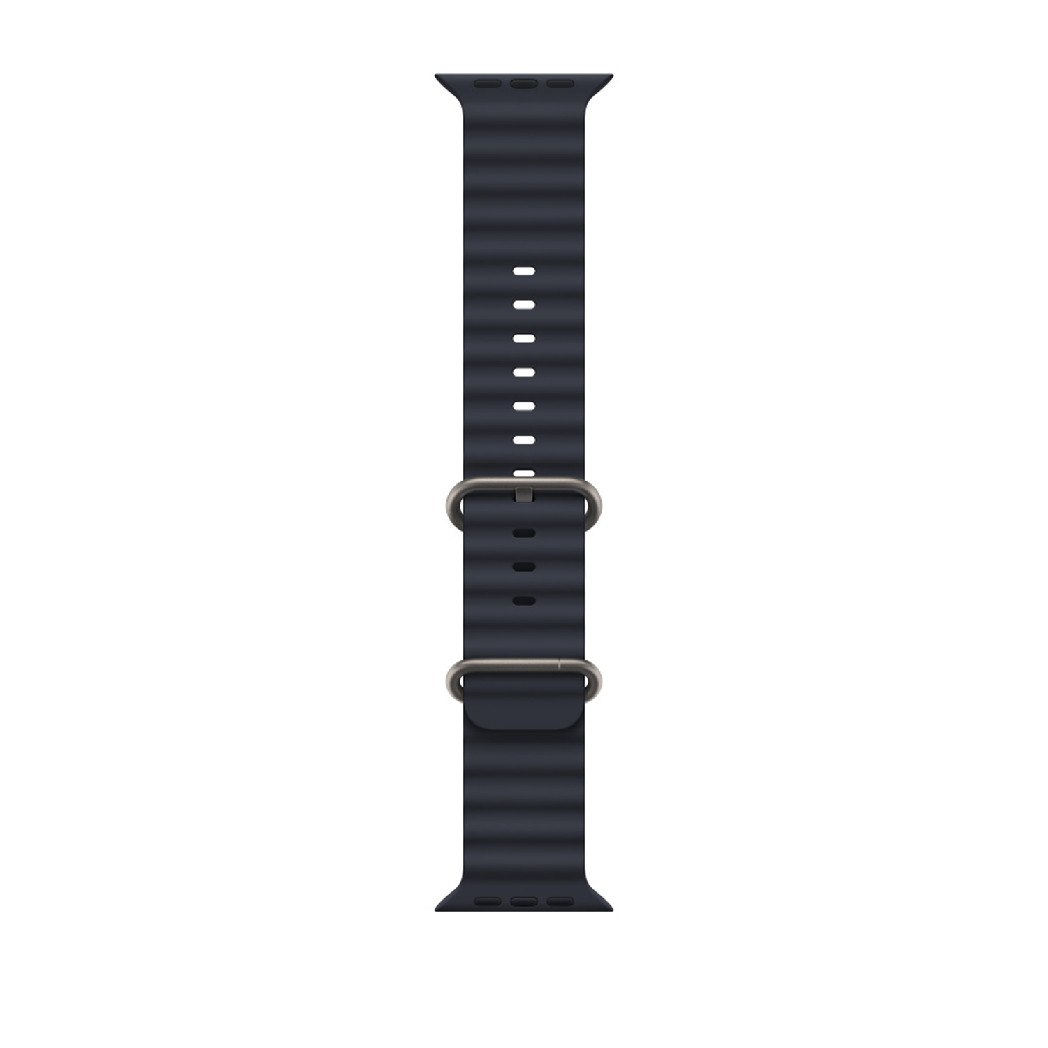 ScHitec 42-49mm Yeni Nesil Apple Uyumlu Akıllı Saat Kordonu Silikon Lacivert