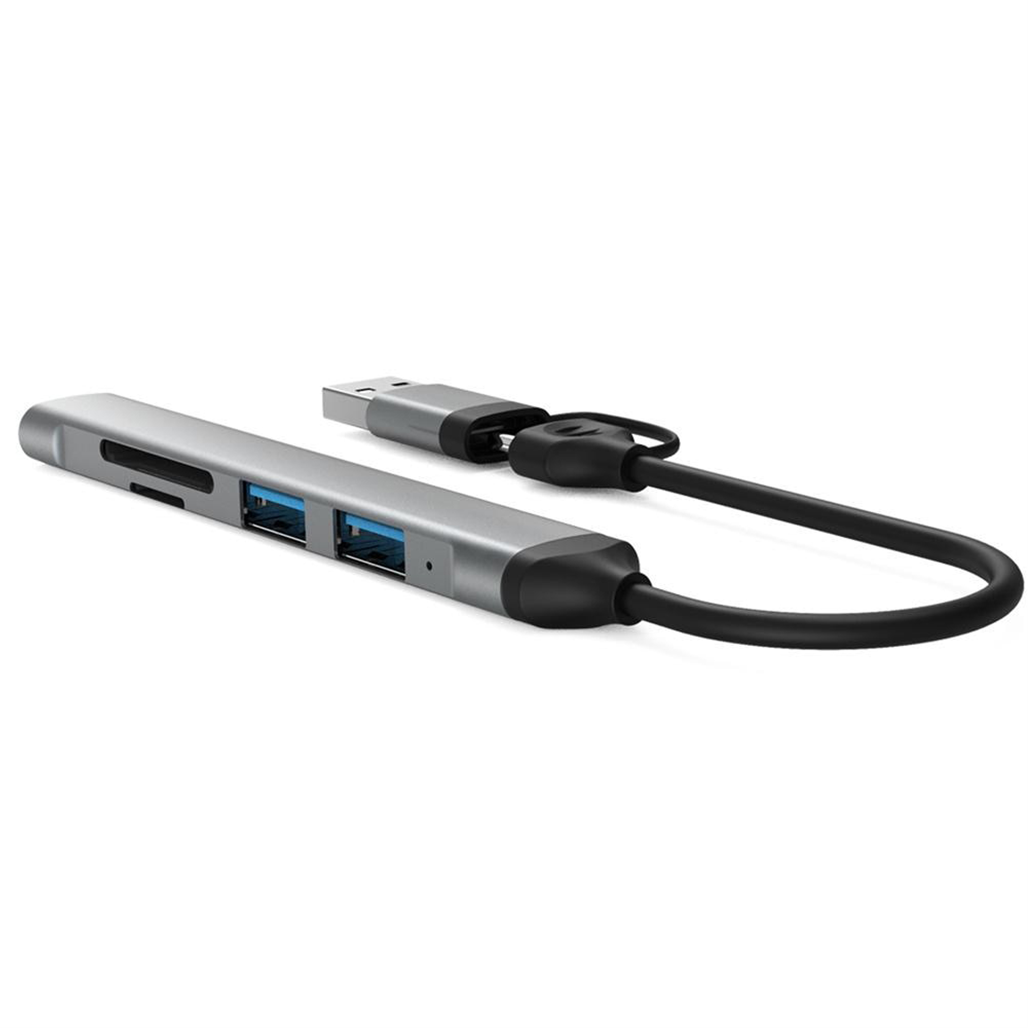 Winex 5in1 UsbA ve Type-C To UsbA 3.01, TF, SD Çoklayıcı Hub Adaptör