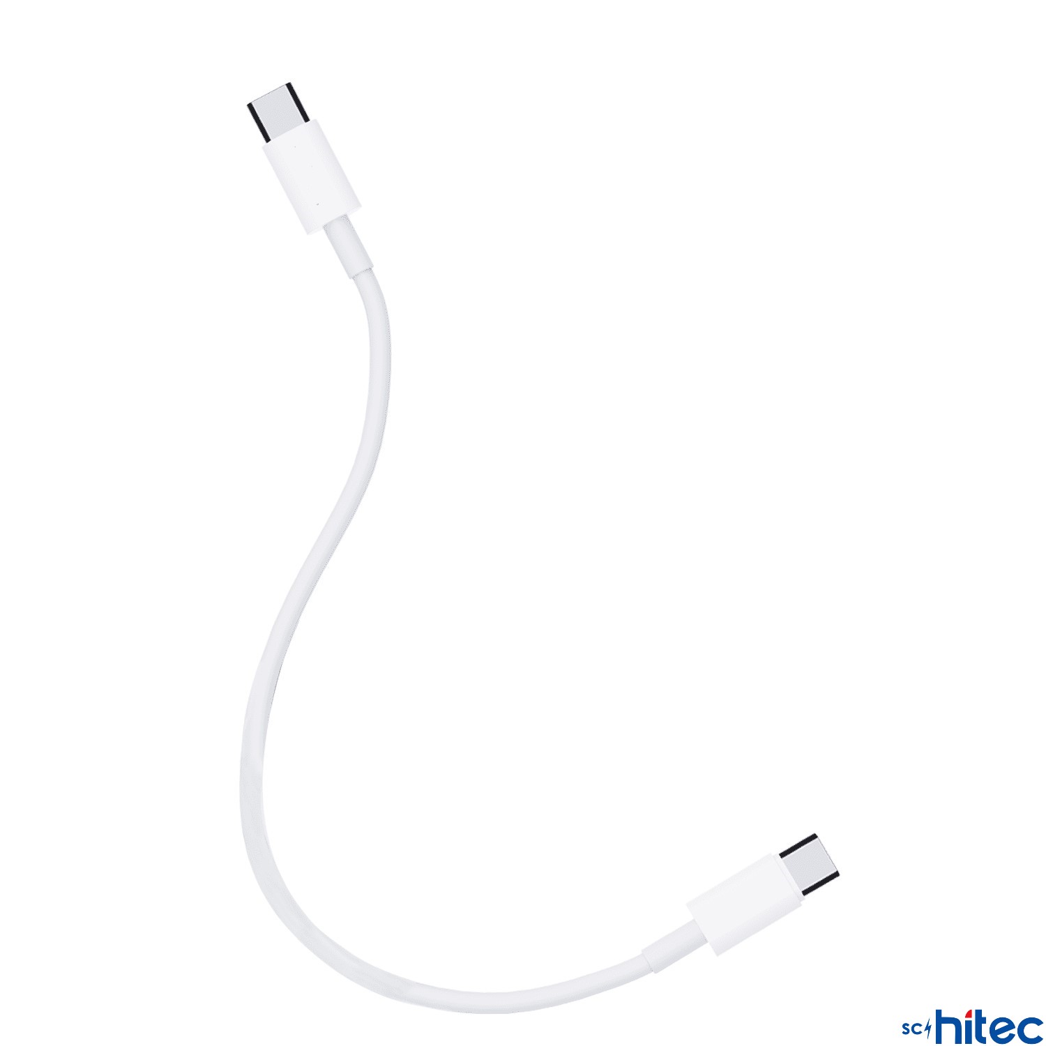 ScHitec 6A 100W Type-C to Type-C 25cm Süper Hızlı Data ve Şarj Kablosu