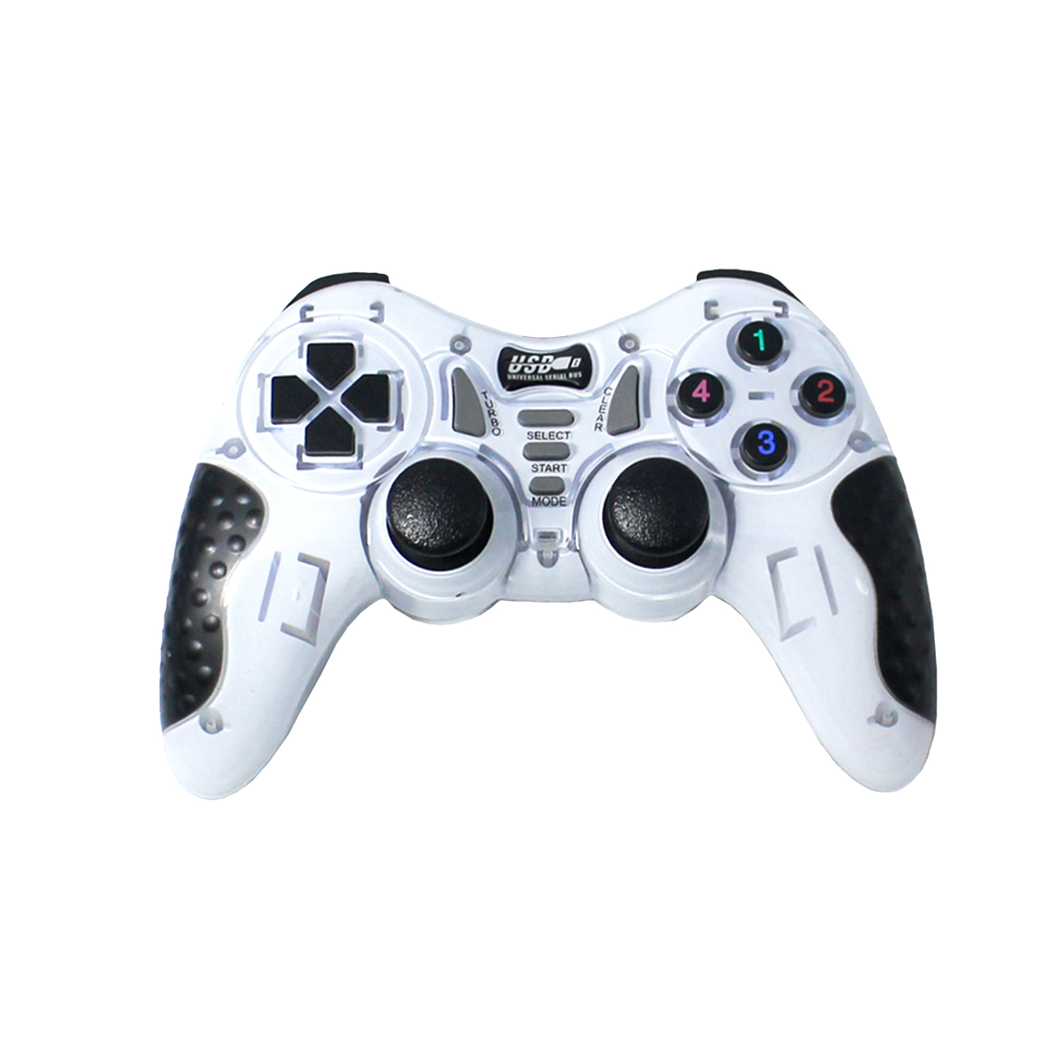 ScHitec 7in1 PC/PS2/PS2/PS3/PC360/TV/TVBOX/Android Cihazlar ile Uyumlu Kablosuz Gamepad Beyaz HJ041