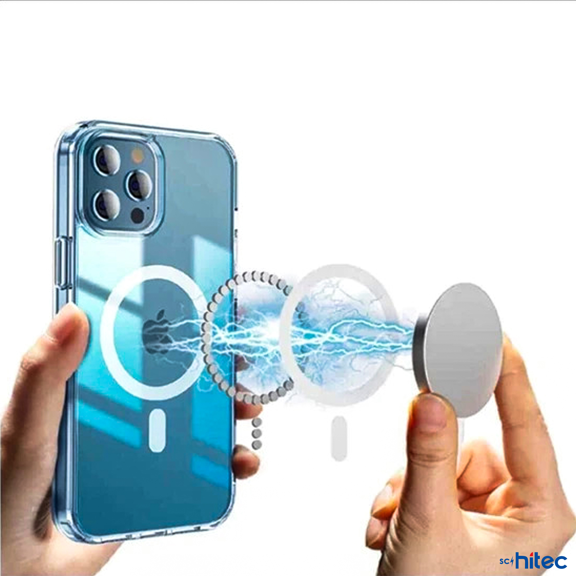 ScHitec İphone 11 Pro Magsafe Özellikli Şeffaf Kılıf