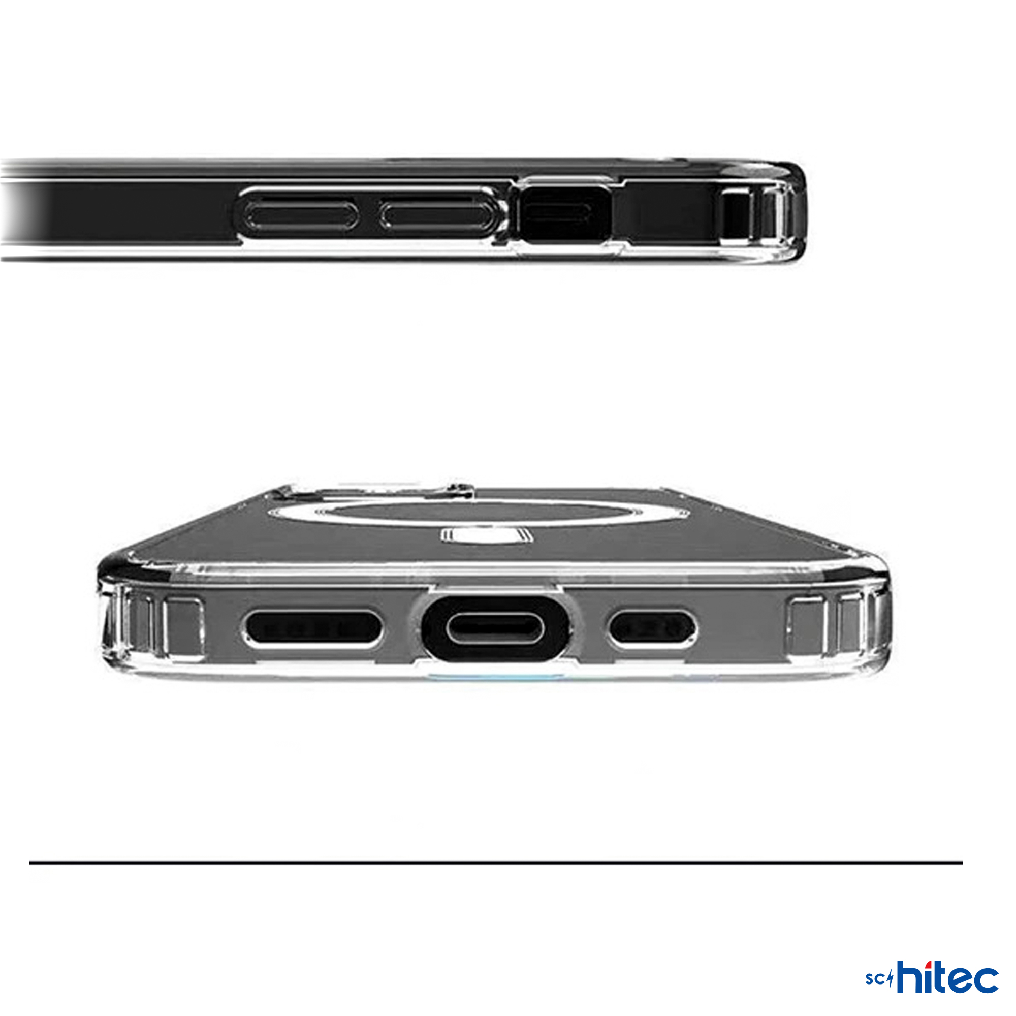 ScHitec İphone 11 Pro Magsafe Özellikli Şeffaf Kılıf
