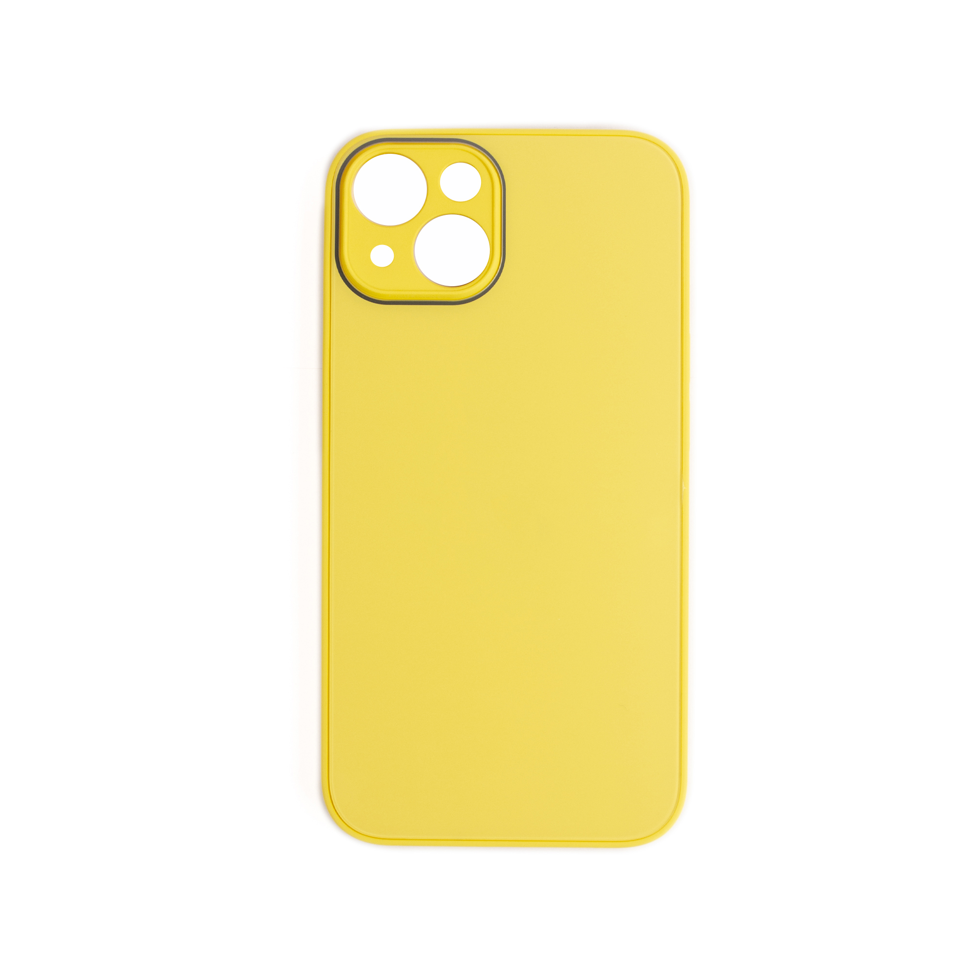 ScHitec Deluxe İphone 14 Plus Mat Kılıf Sarı