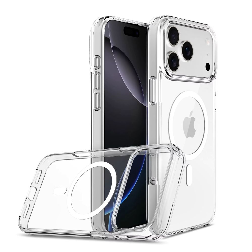 ScHitec İphone 17 Pro Magsafe Özellikli Şeffaf Kılıf 