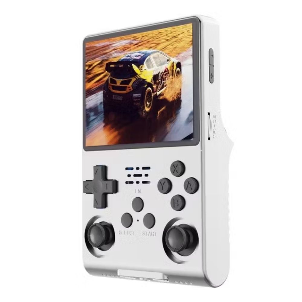 Schitec Retro Arcade R40S Pro Taşınabilir El Atari Konsolu 30.000 Oyunlu 98GB Beyaz