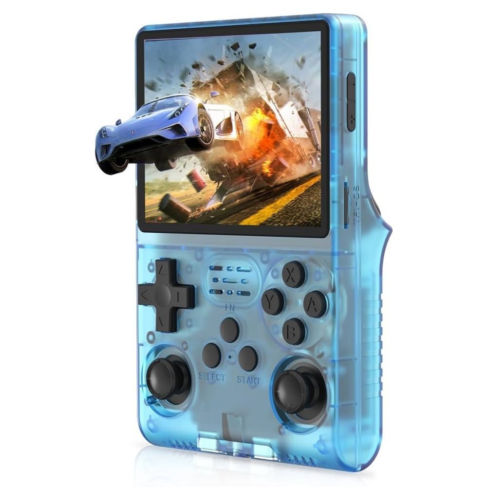 Schitec Retro Arcade R40S Pro Taşınabilir El Atari Konsolu 30.000 Oyunlu 98GB Mavi