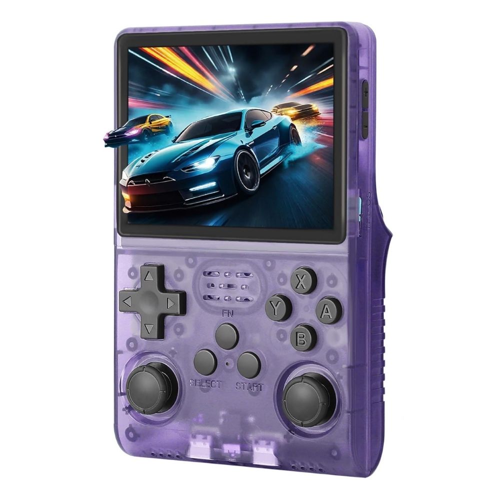 Schitec Retro Arcade R40S Pro Taşınabilir El Atari Konsolu 30.000 Oyunlu 98GB Mor