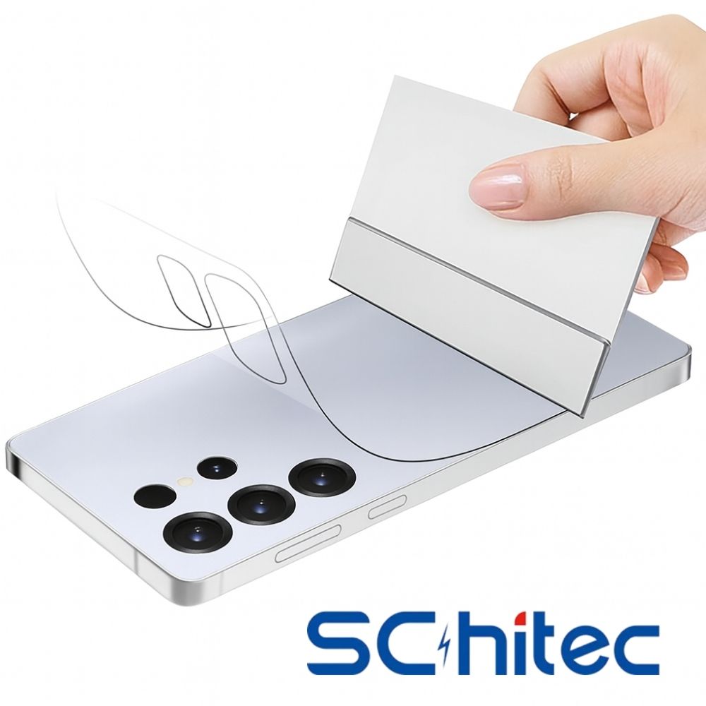 ScHitec Samsung Galaxy S25 Ultra Darbe Emici Ön Şeffaf Nano Ekran Koruyucu Poliüretan Film