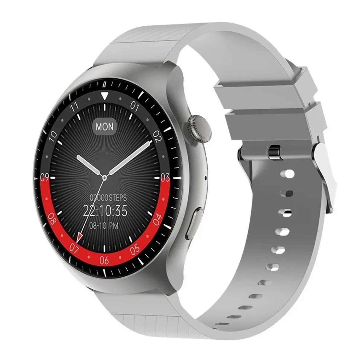 ScHitec Watch 4 Pro Amoled Curved Ekran Android İos HarmonyOs Uyumlu Akıllı Saat Gümüş