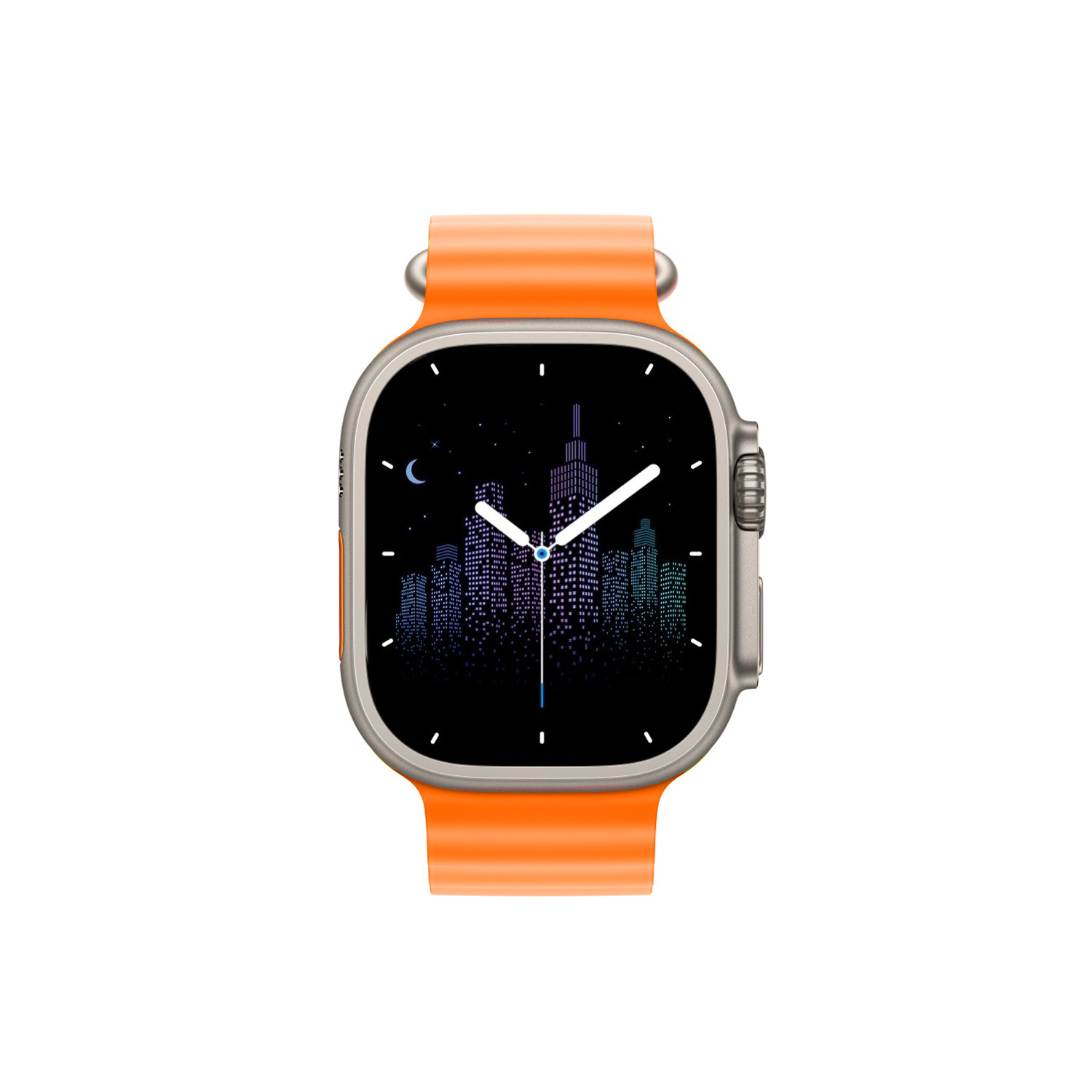 SChitec Watch 8 Pro Max Amoled Ekran Android İos Uyumlu Akıllı Saat Turuncu