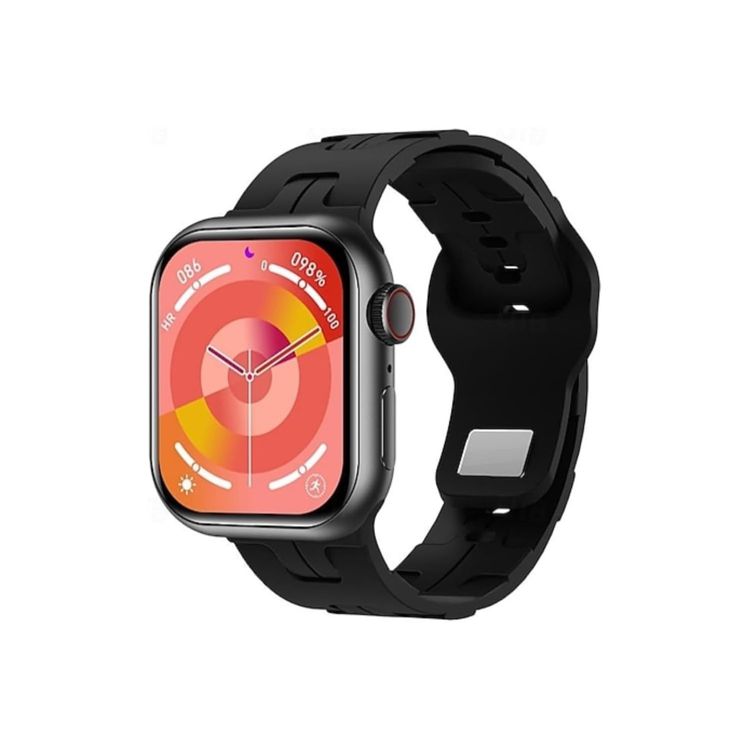 ScHitec Watch HK9 Mini Amoled Ekran Android İos HarmonyOs Uyumlu Akıllı Saat Siyah