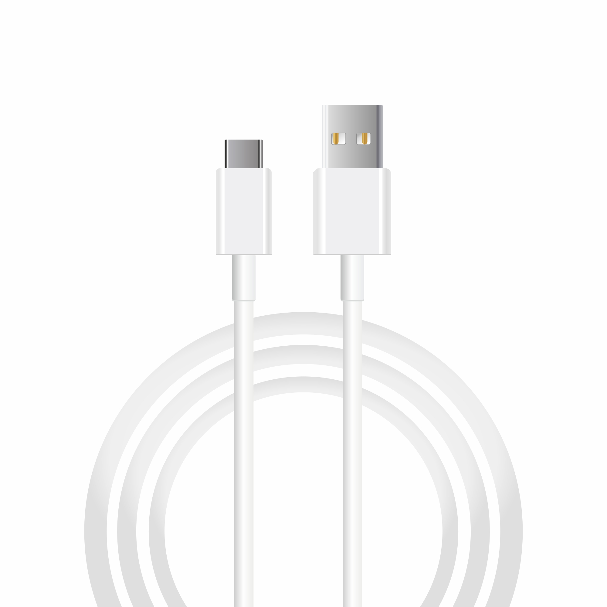 ScHitec X73 UsbA to Type-C 3A 60W 2Metre Data ve Hızlı Şarj Kablosu Beyaz