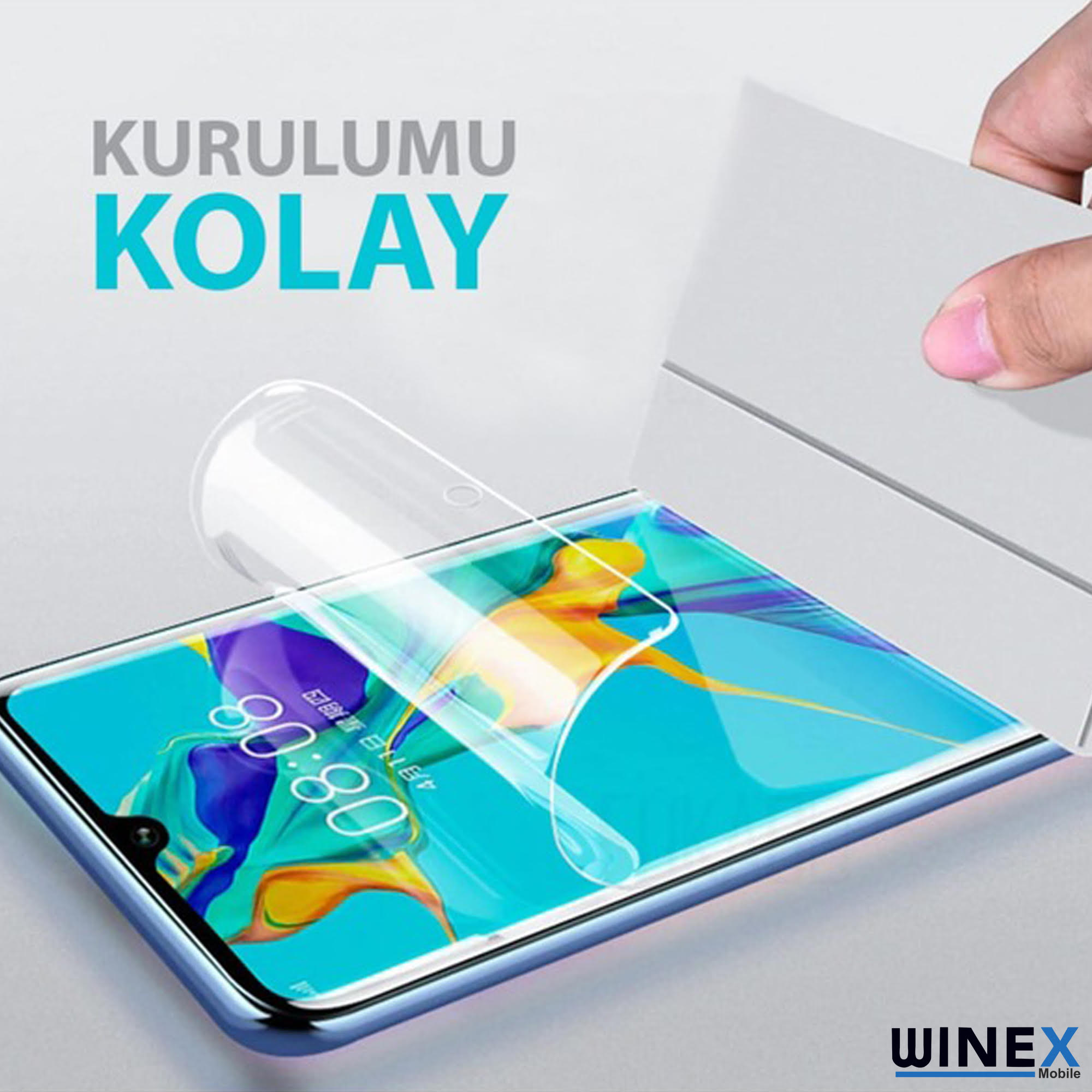 Tcl 20E Ön-Arka Darbe Emici HD Ekran Koruyucu Kaplama