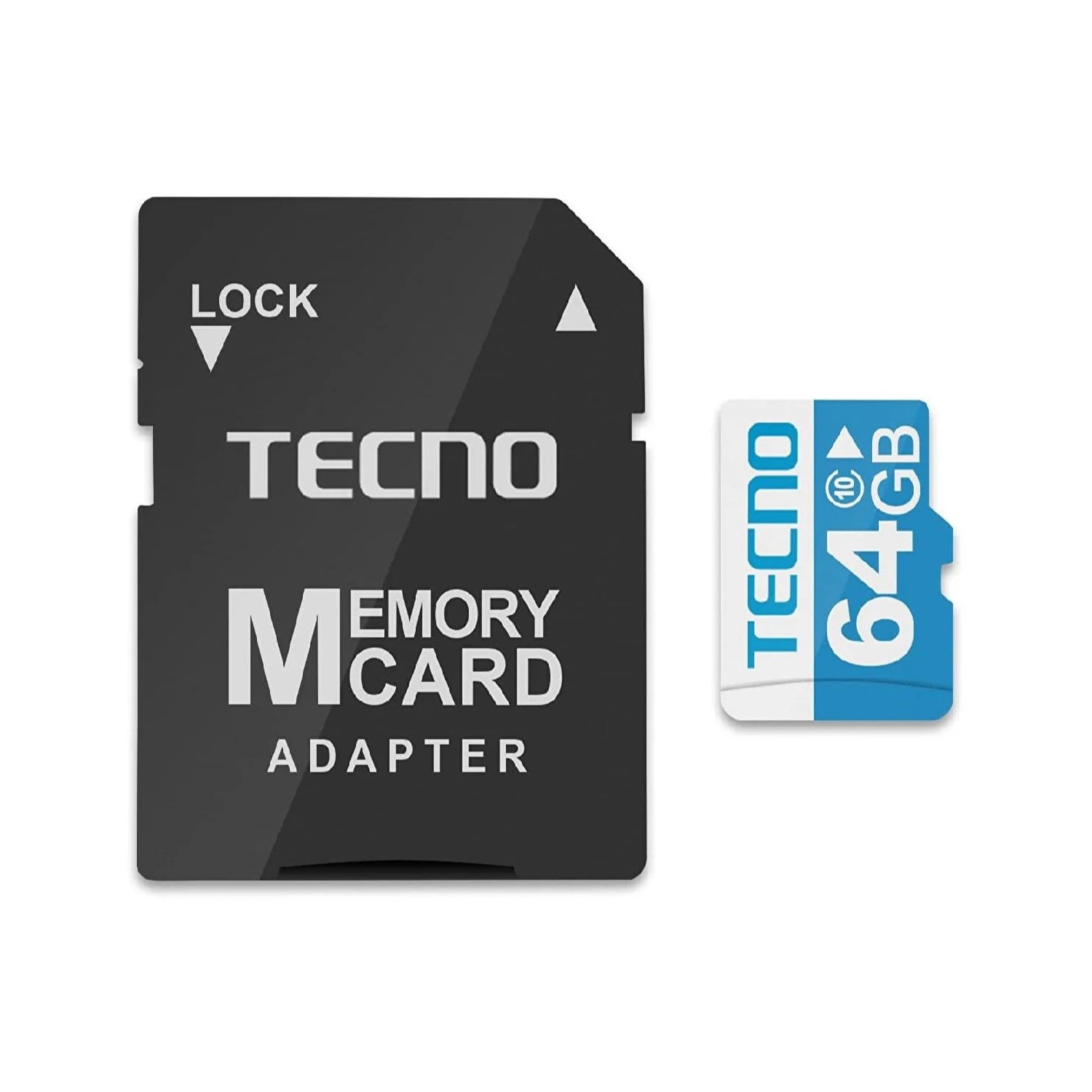 Tecno 64Gb 100Mb/s Micro Sd Hafıza Kartı ve Adaptörü (Tecno Türkiye Garantili)