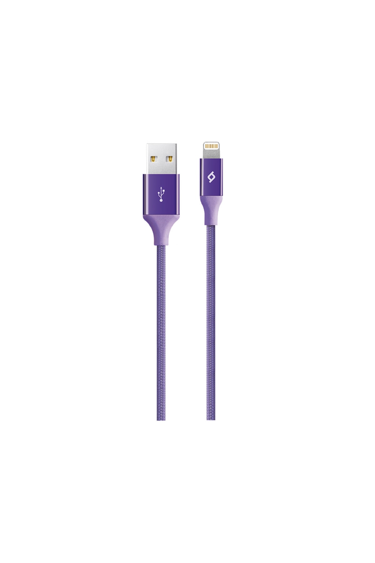 Ttec AlumiCable Extra Strong UsbA to Lightning Hızlı Data ve Fast Şarj Kablosu 120cm Mor 2DK16MR 