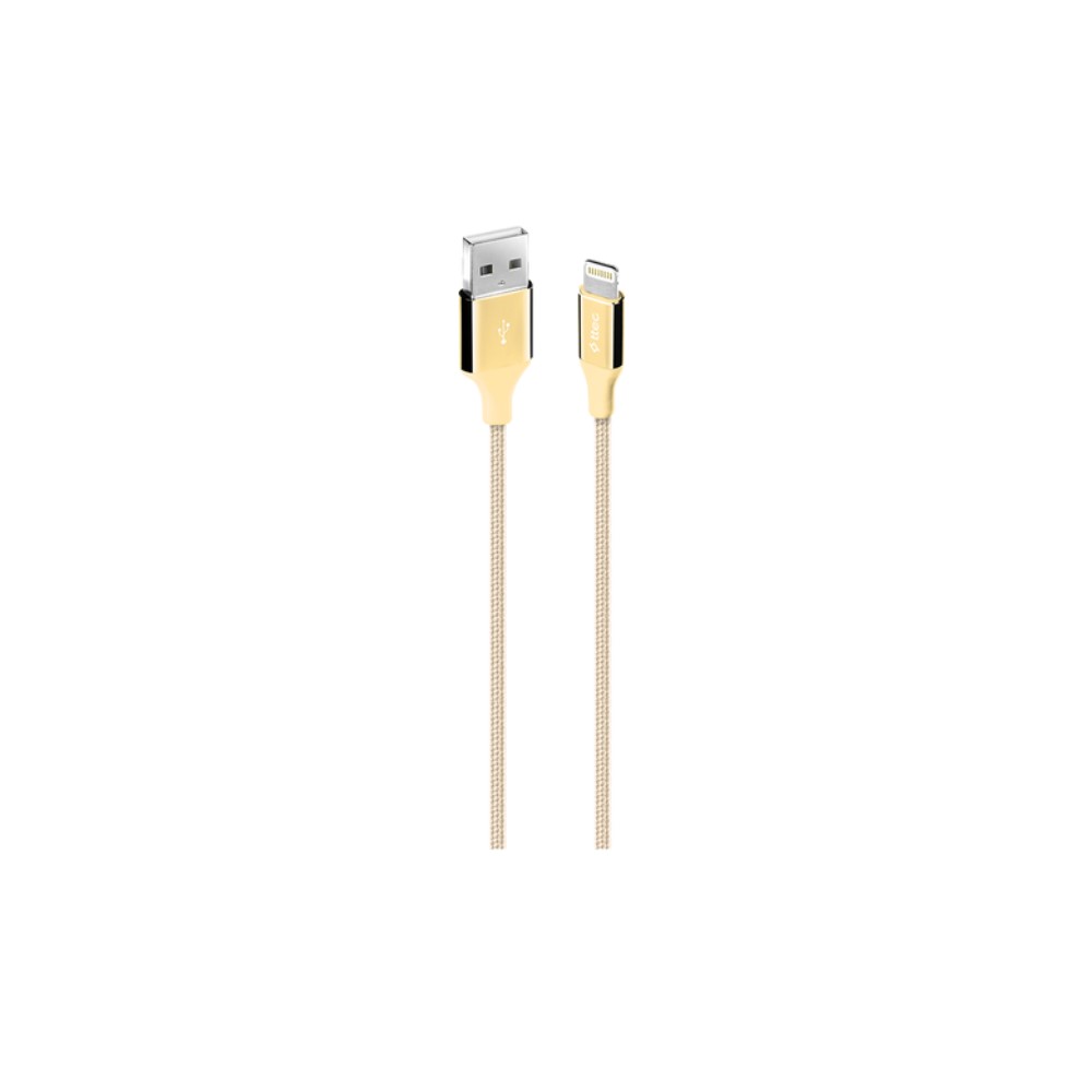 Ttec AlumiCable Extra Strong UsbA to Lightning Fast Şarj ve Data Kablosu 120cm Altın 2DK16A