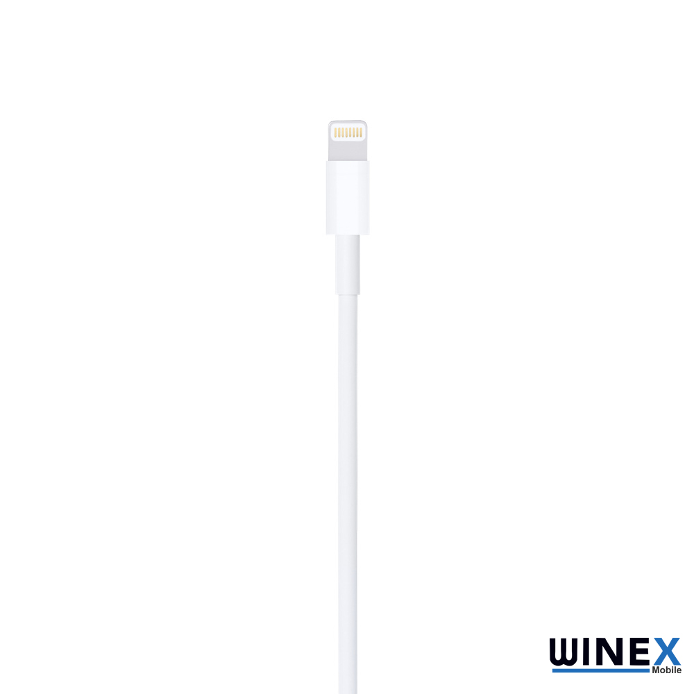 Winex 3A 60W UsbA to Lightning Data Ve Şarj Kablosu Beyaz WDF01