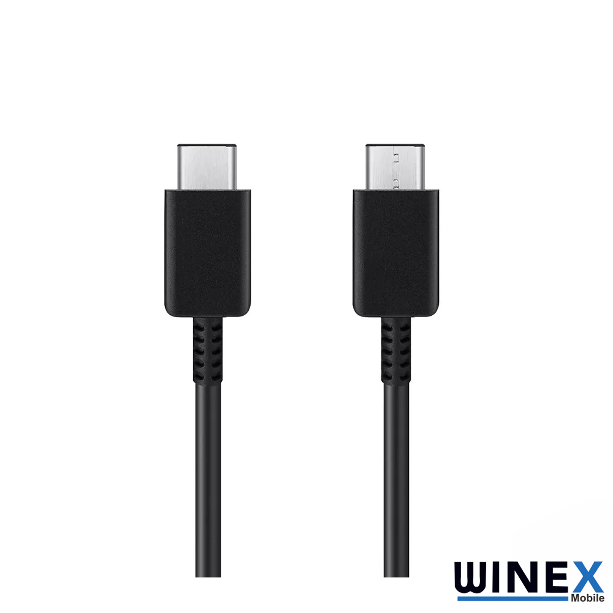 Winex DG-977 3A 45W Type-C To Type-C Data ve Şarj Kablosu Siyah